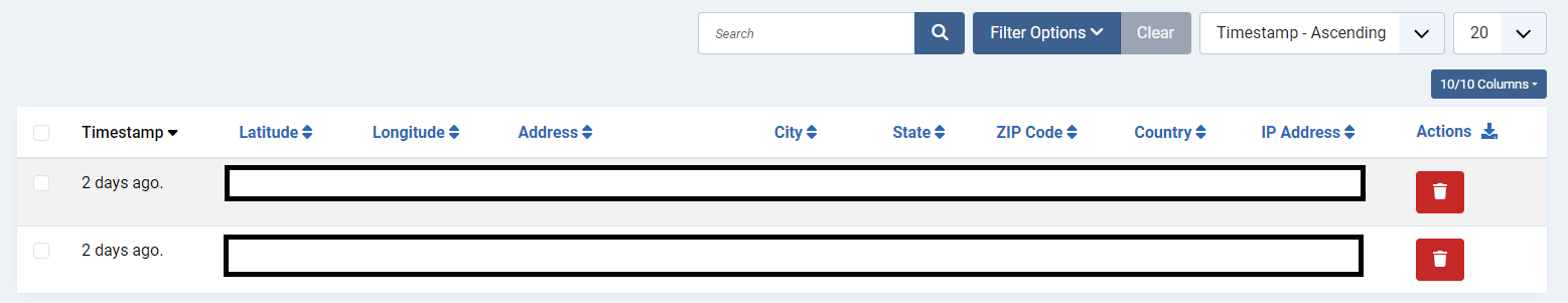 Location Logger Component For Joomla