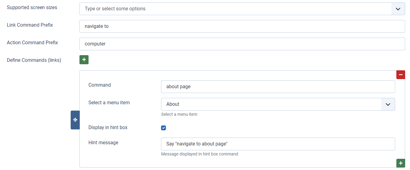 WyldCode Voice Control For Joomla