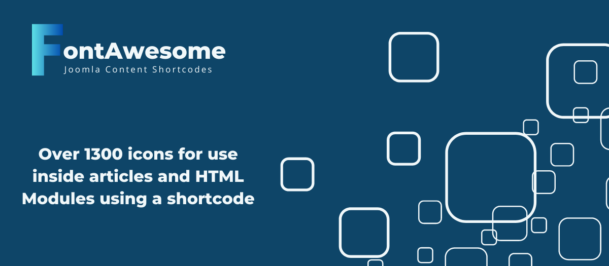 Joomla Content Shortcodes for FontAwesome