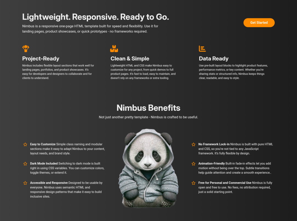 Nimbus HTML Theme