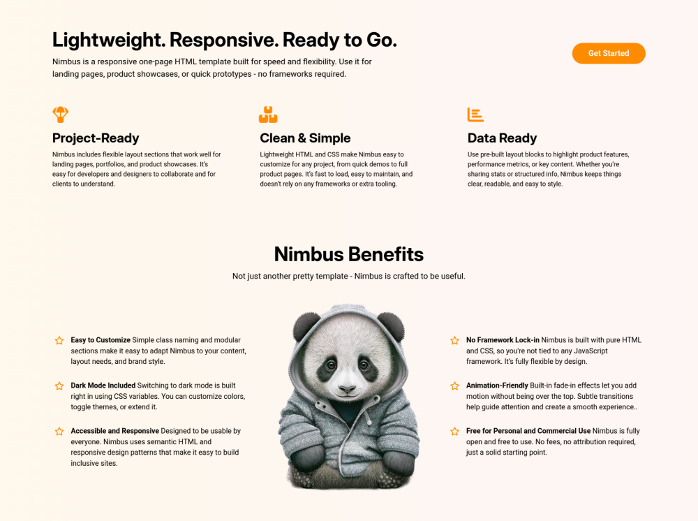 Nimbus HTML Theme
